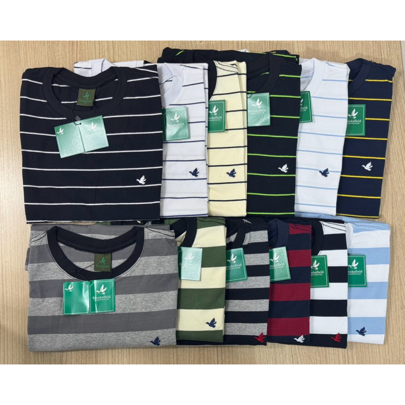 camiste  listrado peruana masculino brooksfid 40.1