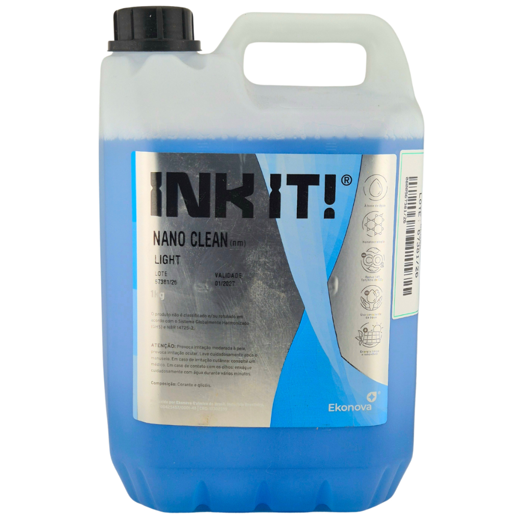 Solução De Limpeza Cabeças Impressão Nano Clean Light | Ink It! 5kg