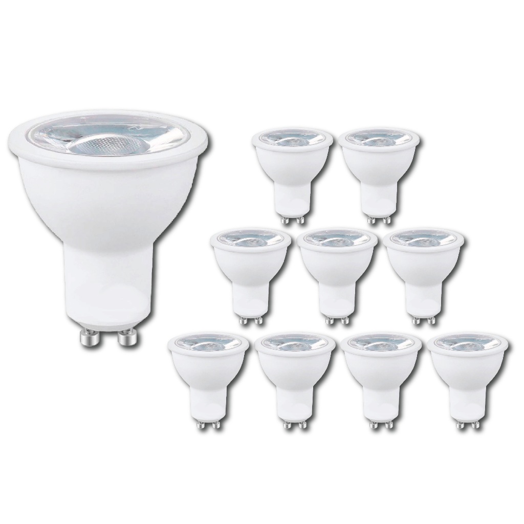 kit 10 Lampada dicróica led 4,8w mr16 gu10 para spot Bivolt 3000k 4000k 6000k em Oferta na Shopee