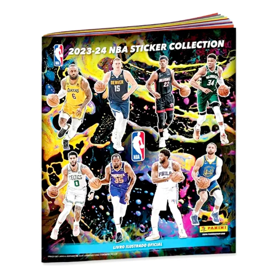 Álbum De Figurinhas Nba 2023-24 Sticker Collection - Vazio