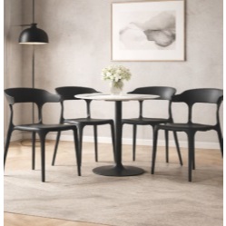QUEIMA DE ESTOQUE Conjunto 4 Cadeiras Chifre Exclusiva – Decoração Rústica E Ousada