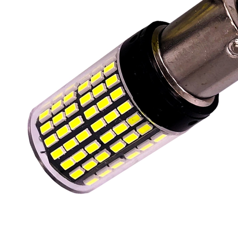 Lâmpada 1156 Um Polo 144 leds smd Super Branco 360o Un