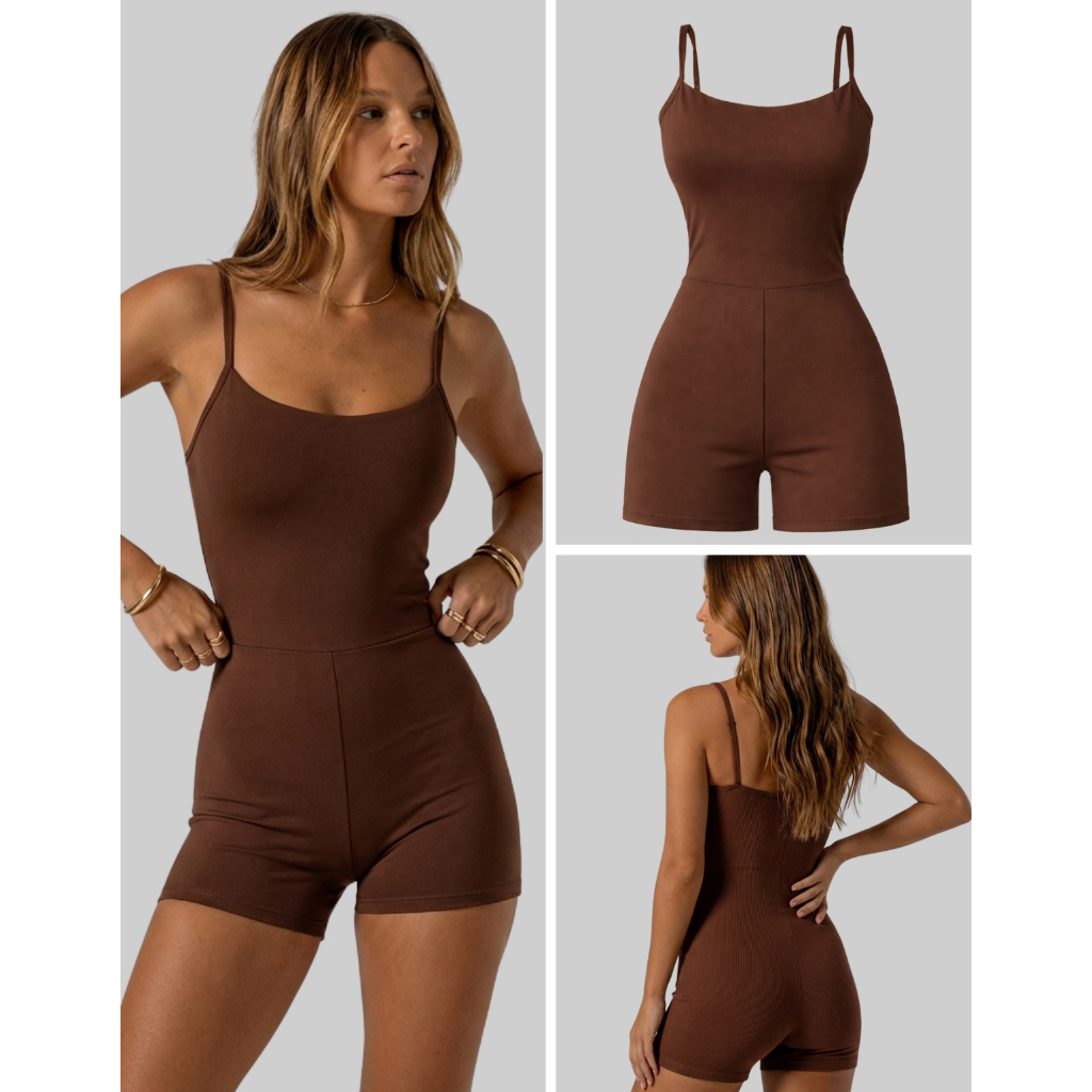 Macaquinho Feminino Fitness Alcinha slim Zero Transparência Roupa De Academia Feminina Treino CAsual