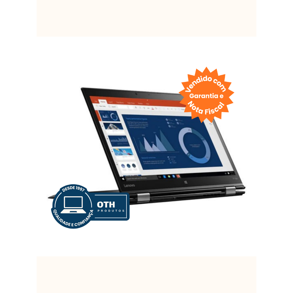 Notebook 2 em 1 Lenovo, ThinkPad X1 Yoga G1, Tela 14" Touchscreen, Core i5, 16GB, SSD-512GB