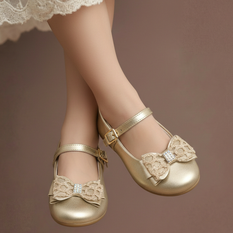 Sapatilha Menina Infantil Verniz Laço Boneca Delicada Várias Cores Leve e Confortável