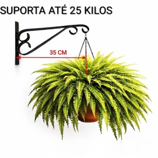 Suporte reforçado para pendurar vasos grandes de flores em Oferta na Shopee