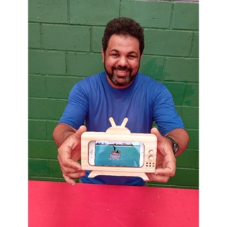 suporte Jones artesão . em Oferta na Shopee