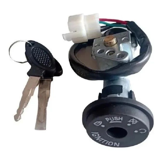 Interruptor Chave De Ignição Moto Avelloz 50cc Az1 e Alfa 125