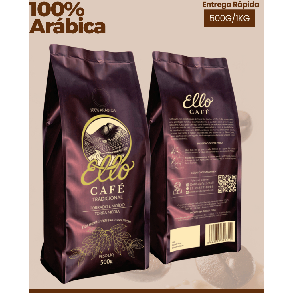 Café Torra Média Ello Tradicional 100% Arábica | 500g ou 1kg em Oferta na Shopee