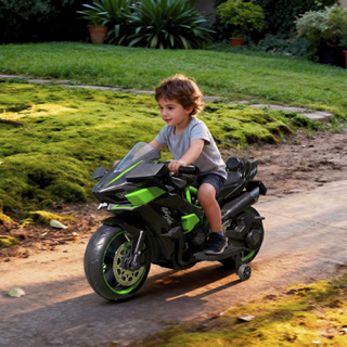 Mini Moto Elétrica Infantil Kawasaki Ninja em Oferta na Shopee