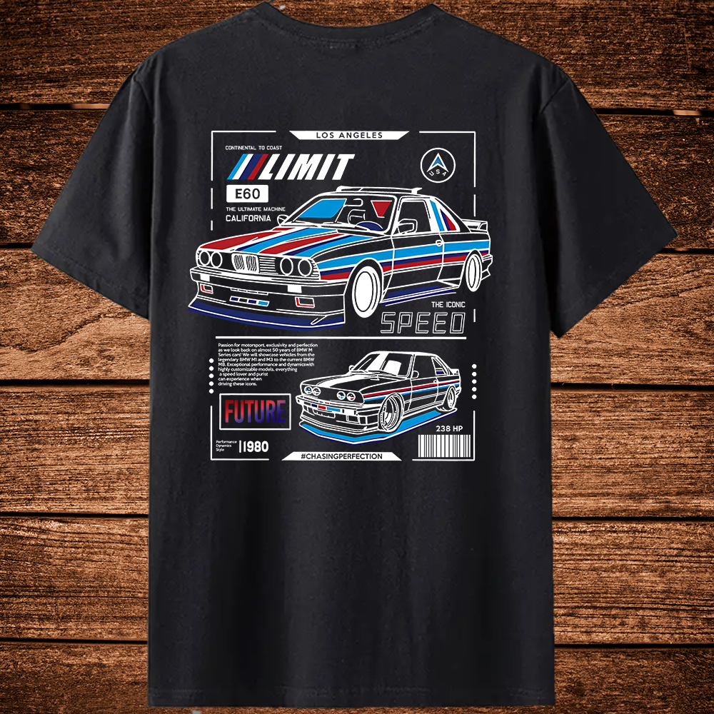 Camiseta Blusao Premium Moda Confortavel Carro Sport Line Unissex Algoda Estilosa Carro Corrida
