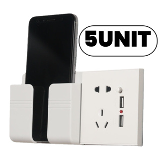 1/2/5 Pcs Suporte Para Controle Remoto Prático, Suporte Multiuso De Parede Para Celular Controle Plástico Para em Oferta na Shopee