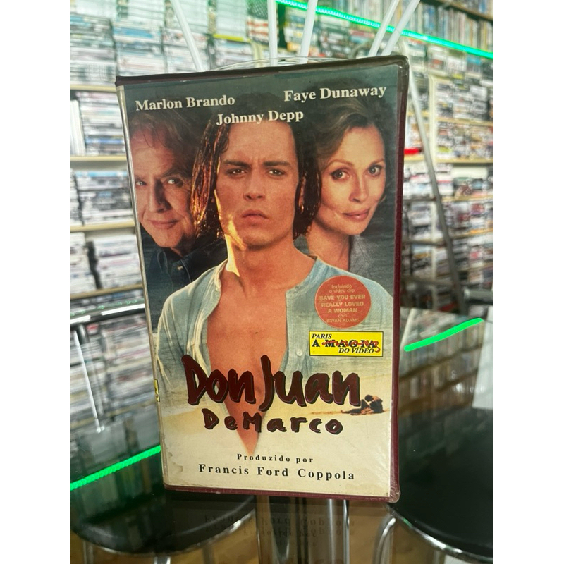 VHS “Don Juan DeMarco” - Johnny Depp, legendado