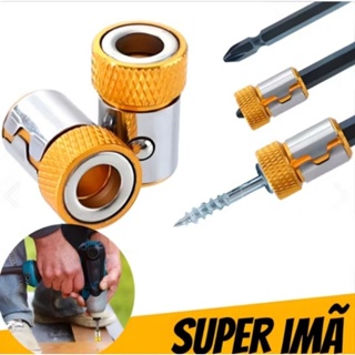 Kit 3 Anis Bits Magneticos para Parafusadeira 1/4"- Super Ima Limitador de Profundidade 15509 em Oferta na Shopee