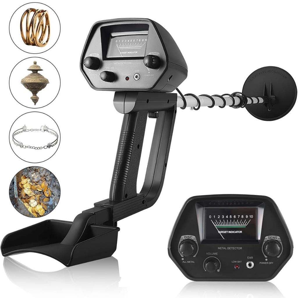DETECTOR METAL OURO PRATA BRONZE TESOURO MOEDA JOIA SUBTERRANEO RESISTENTE AGUA SONORO PROFISSIONAL