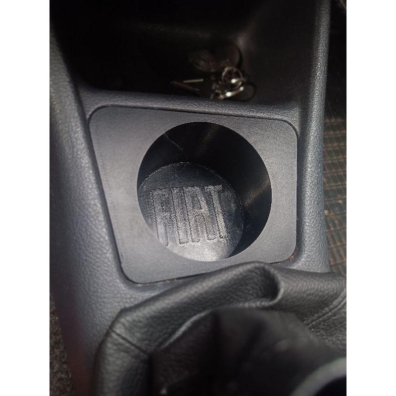 Porta Copos  Garrafa e lata Fiat Palio Siena G2 e G3 Porta Moedas Preto