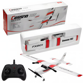 Avião de Controle Remoto Cessna 182 FX801 Profissional Resistente a Quedas Hobby Iniciante