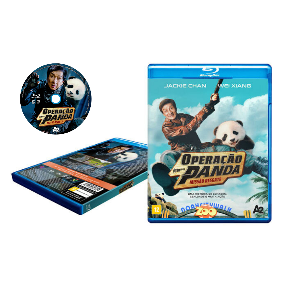 Blu-Ray Operação Panda - Missão Resgate (2024) (Panda Plan) Dublado e Legendado