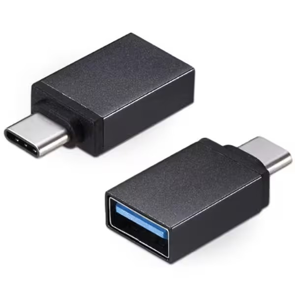 Adaptador USB Tipo C para Transferência de Dados de Computadores e Telefones