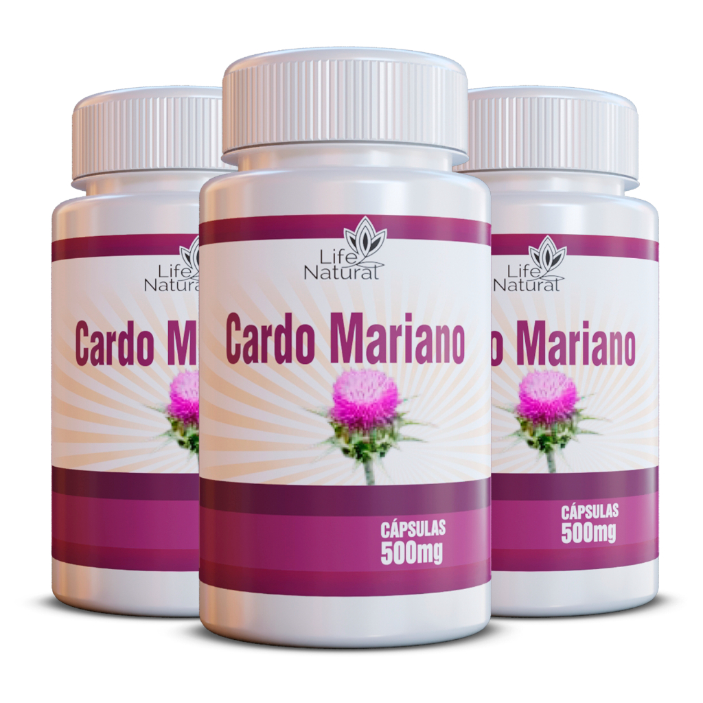 Cardo Mariano Silimarina Original 120 Cápsulas Suplemento Pura 100% natural
