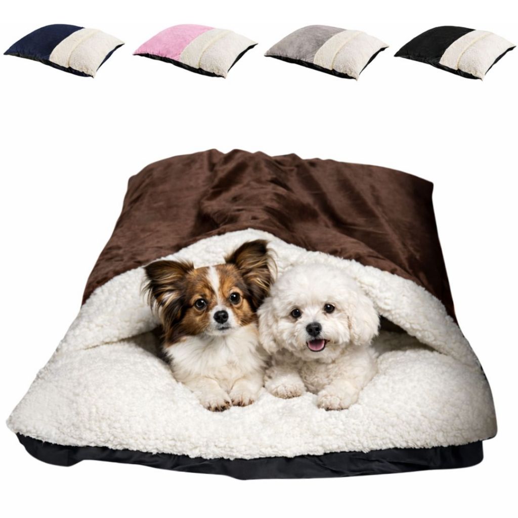 Cama Para Cachorro Caminha Pet Saquinho Canguru Gato Colchonete Sherpa Pele de Carneiro