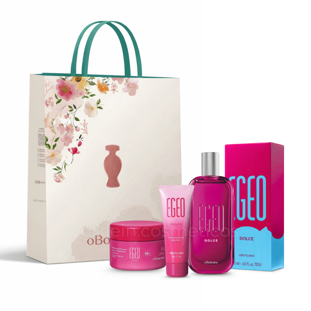 Combo Egeo Dolce EXCLUSIVO (Perfume + Creme p/ Mãos + Merengue Hidratante Corporal) - oBoticário