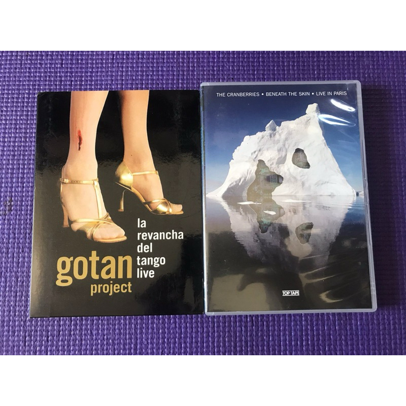 DVD  The Cranberries intitulado Beneath the Skin Live in Paris e Gotan Project.