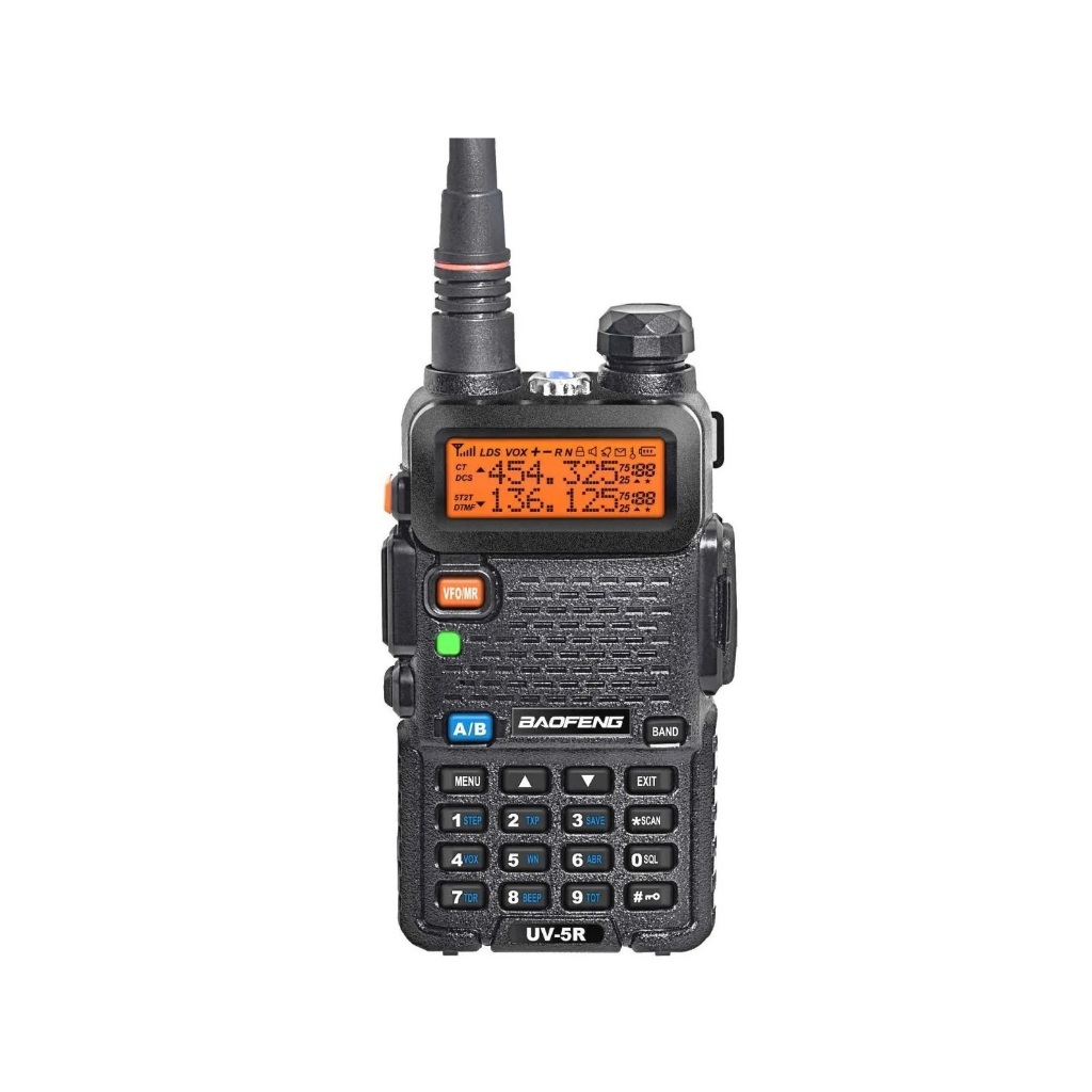 Rádio HT Dual Band UHF + VHF Baofeng UV-5R Rádio HT Portátil