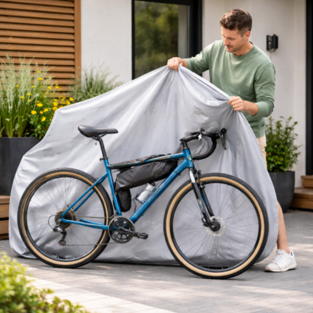 Capa Pra Bike Cobrir Bicicleta Aro 20 até 29 100% Impermeável Protege Sol Chuva Poeira Sujeira
