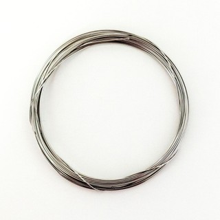 Fio de Aço Inox Rígido Pesca 0,70mm N22 - 10 Metros (Encastoar/ Artesanato) Pesqueiro Espinhel Cerca