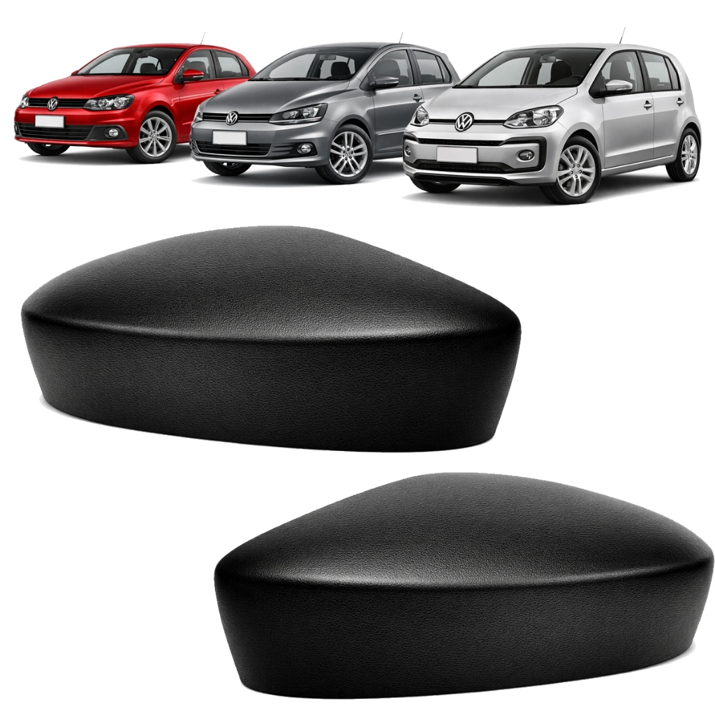 Capa de Retrovisor Gol Saveiro Voyage G6 2013 a 2016 Fox 2011 A 2023 Up 13 A 21 Cor Preta Sem Seta em Oferta na Shopee