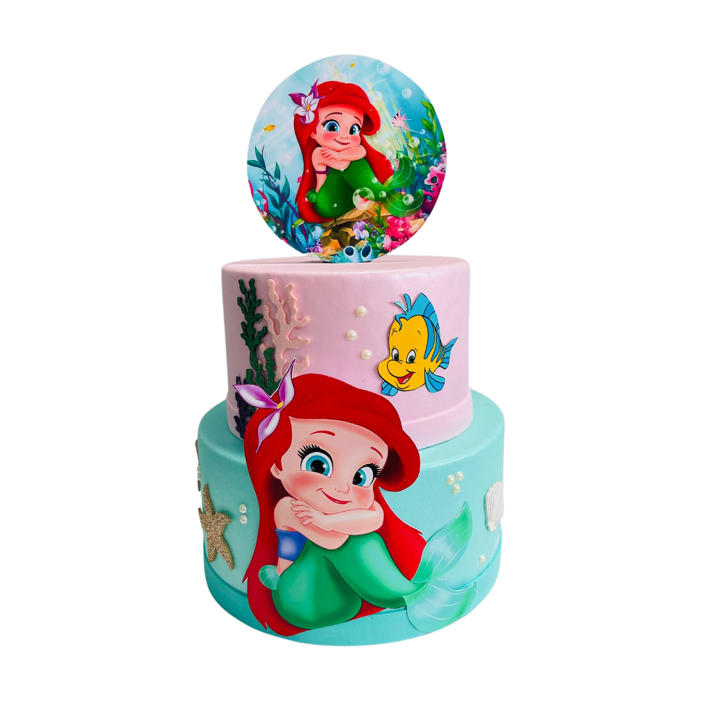 BOLO FAKE ARIEL CUTE em Oferta na Shopee