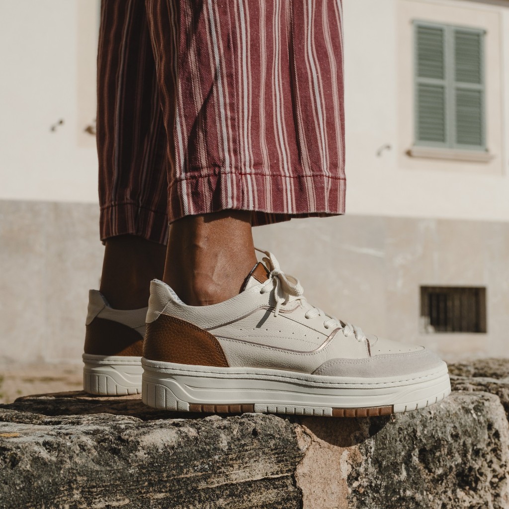 Tênis Feminino Vittal Couro Legítimo Aura Solado Flatform Confortável Estiloso em Oferta na Shopee