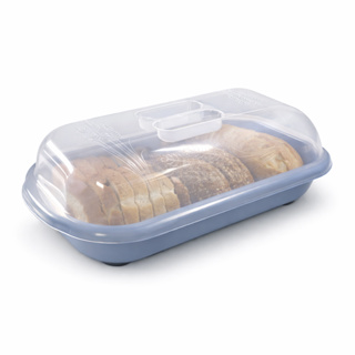 Porta Pão Com Tampa Transparente Cesto De Pão Boleira Retangular Plástico Café Da Manhã em Oferta na Shopee