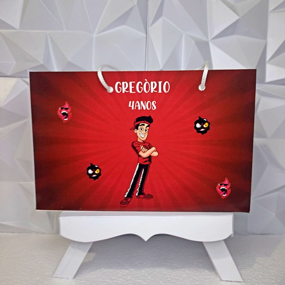 SACOLA TEMA ENALDINHO / PERSONALIZADOS / LEMBRANCINHA / FESTA / ANIVERSARIO