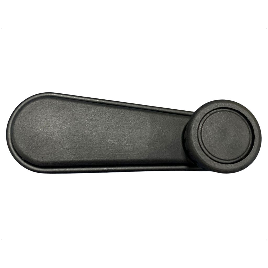 Manivela Regulagem Manual Vidro Porta Metal Preto Para VW Brasilia Fusca Gol Kombi Santana Variant