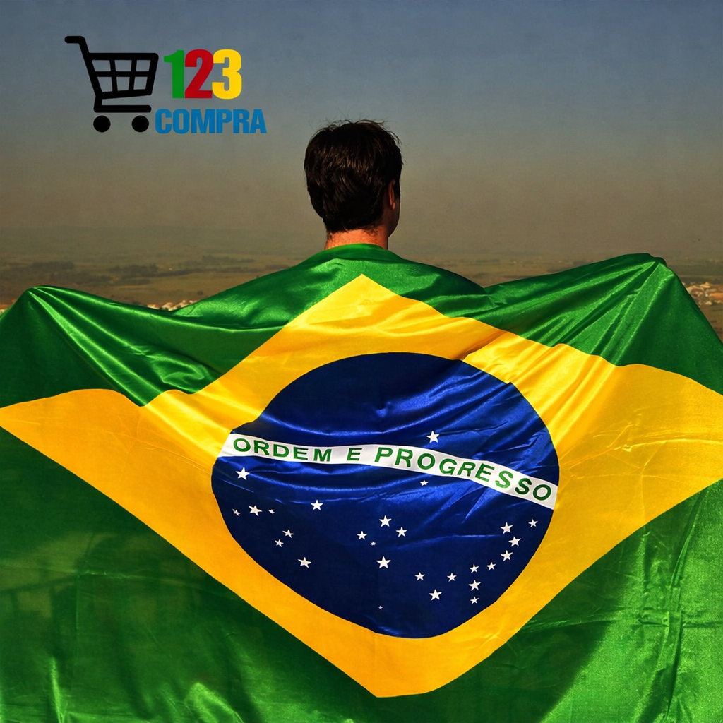 Bandeira Do Brasil Grande (3M X 2M ) (1,2mx1,8m ) (1,5m X 90cm) - Copa do Mundo