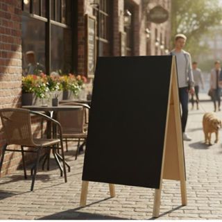 Cavalete de Calçada Dupla Face Lousa com Cavalete para Restaurante Propaganda Escolha seu Tamanho em Oferta na Shopee