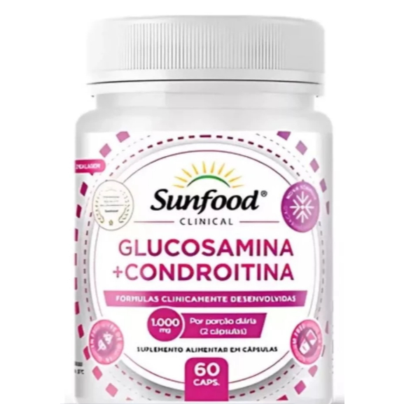 Glucosamina + Condroitina 1000mg 60 Softgels em Oferta na Shopee