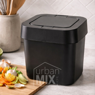 Lixeira para cozinha pia 4 Litros com Tampa Click em Oferta na Shopee