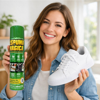 Espuma Mágica Limpa Tudo a Seco Limpa Estofado, Sofá, Tênis, Bancos de Carro Proauto 400ml Multiuso em Oferta na Shopee