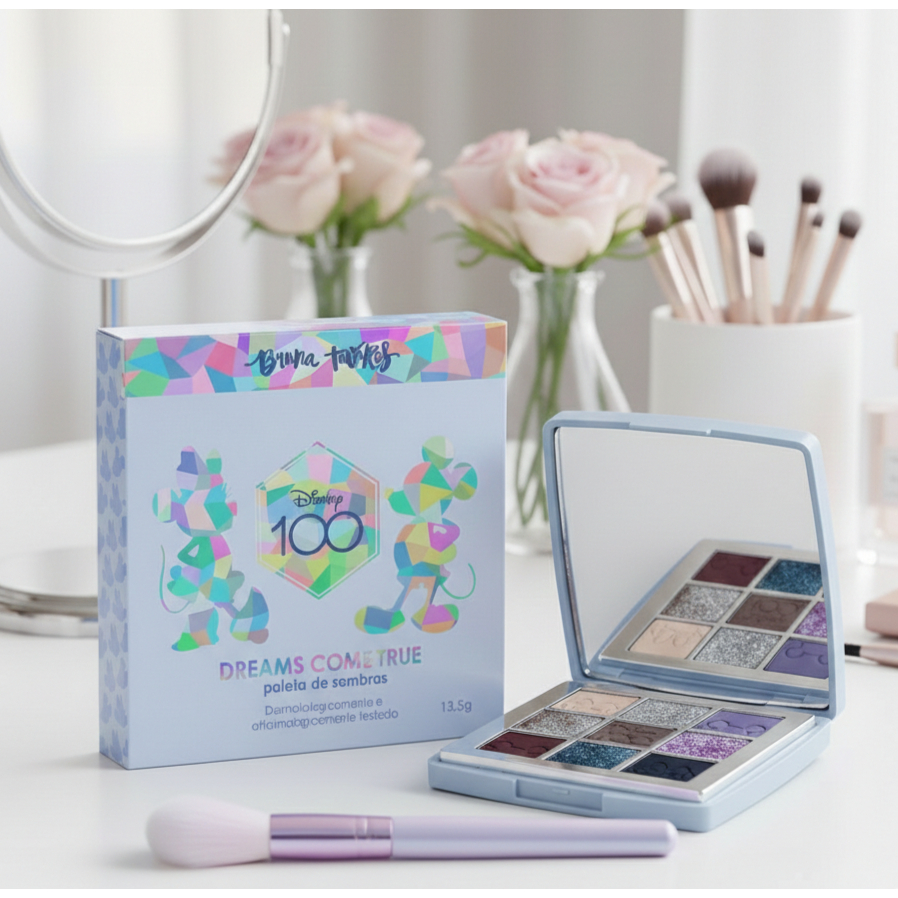 Paleta Bruna Tavares Sombras Disney Dreams Come True (100 anos Disney) Sombra Disney