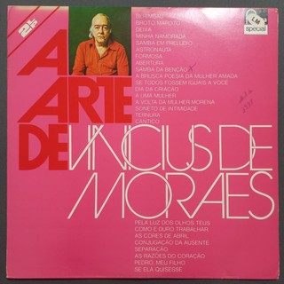 Disco de Vinil LP A Arte De Vinicius de Moraes (duplo com encarte)