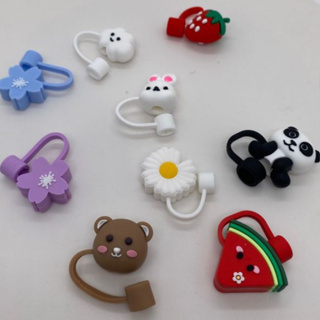 TAMPA EMBORRACHADA CONJ. COM 3 PEÇAS - PARA CANUDO FINO, TEMAS E CORES SORTIDAS - AKIAZ- em Oferta na Shopee