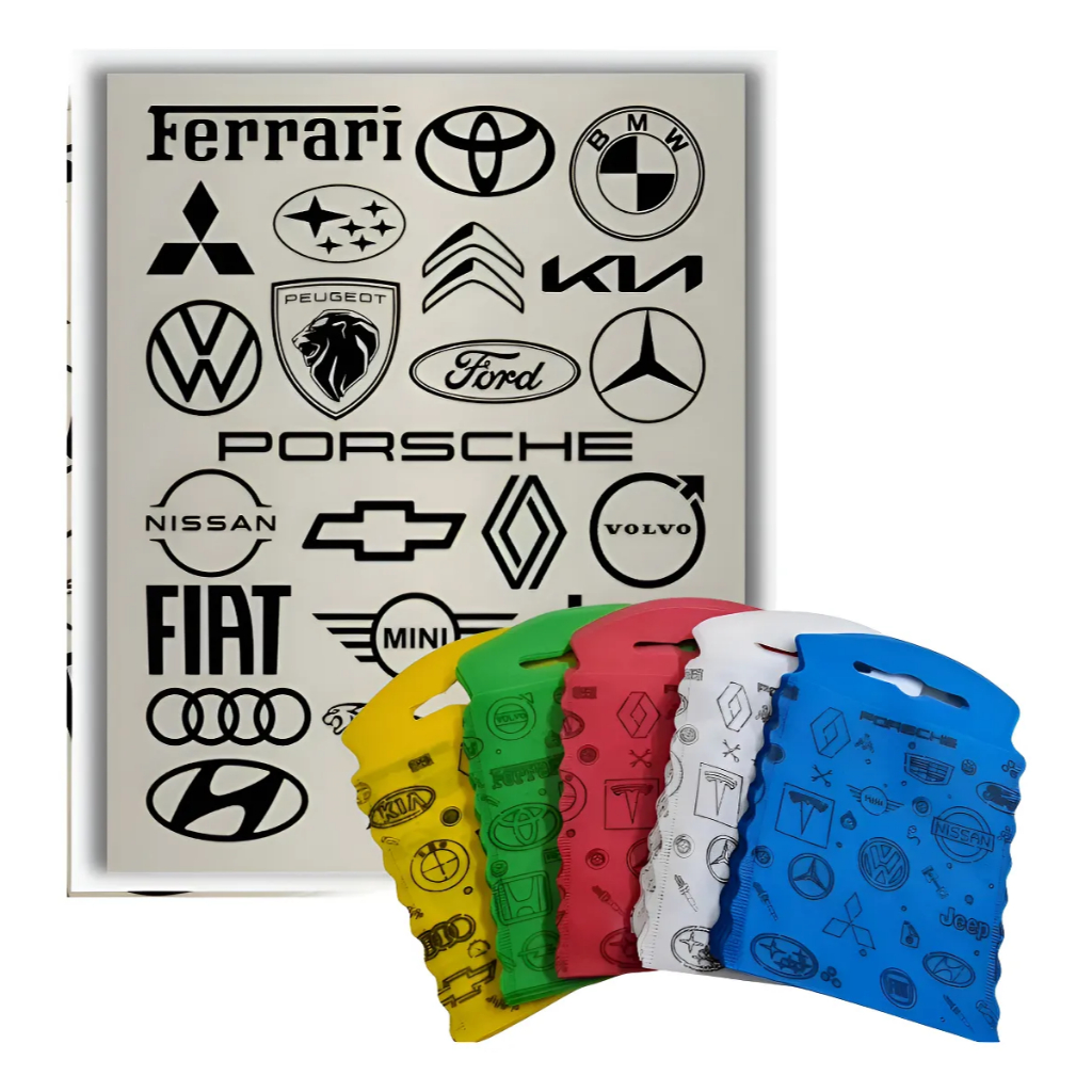 Tapete Papel Automotivo 4Kg + 100uni Lixocar TNT Multi Marca