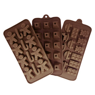Forma Silicone Chocolate Brinquedos, Biscoito de Natal ou Piramide