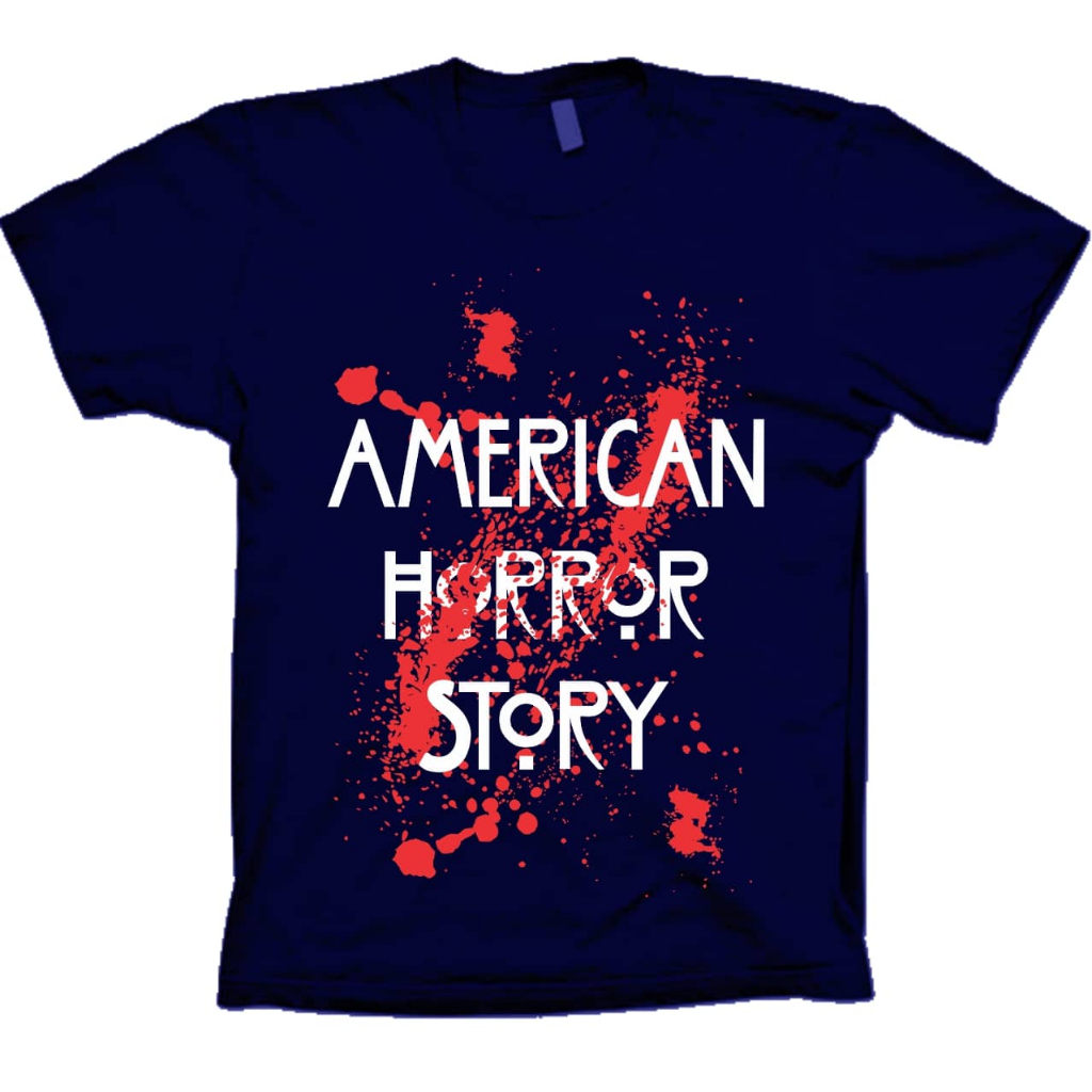 Camiseta Azul Marinho Series Azul Marinho - American Horror Story