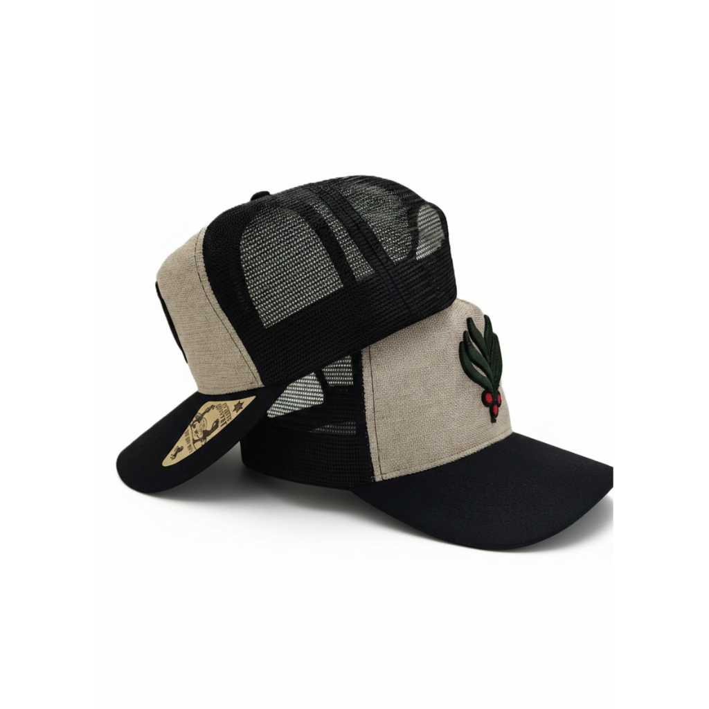 Boné Trucker Agro Farm Juta Café Aba Curva Sertanejo Raiz em Oferta na Shopee