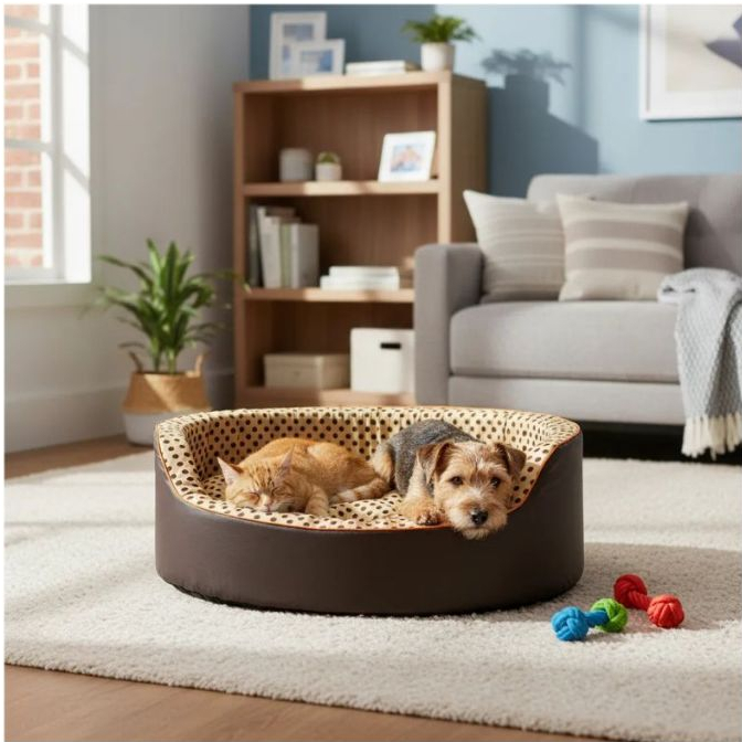 CAMINHA PET CAMA EUROPA GATO CACHORRO LAVÁVEL BINNOPET DUBAI POA BEGE
