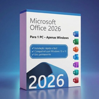 Office 2026 profissional - Licença Permanente (Sem Mensalidade) Original em Oferta na Shopee